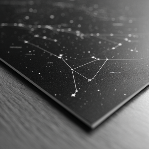 Custom Star Map: Timeless Celestial Tribute