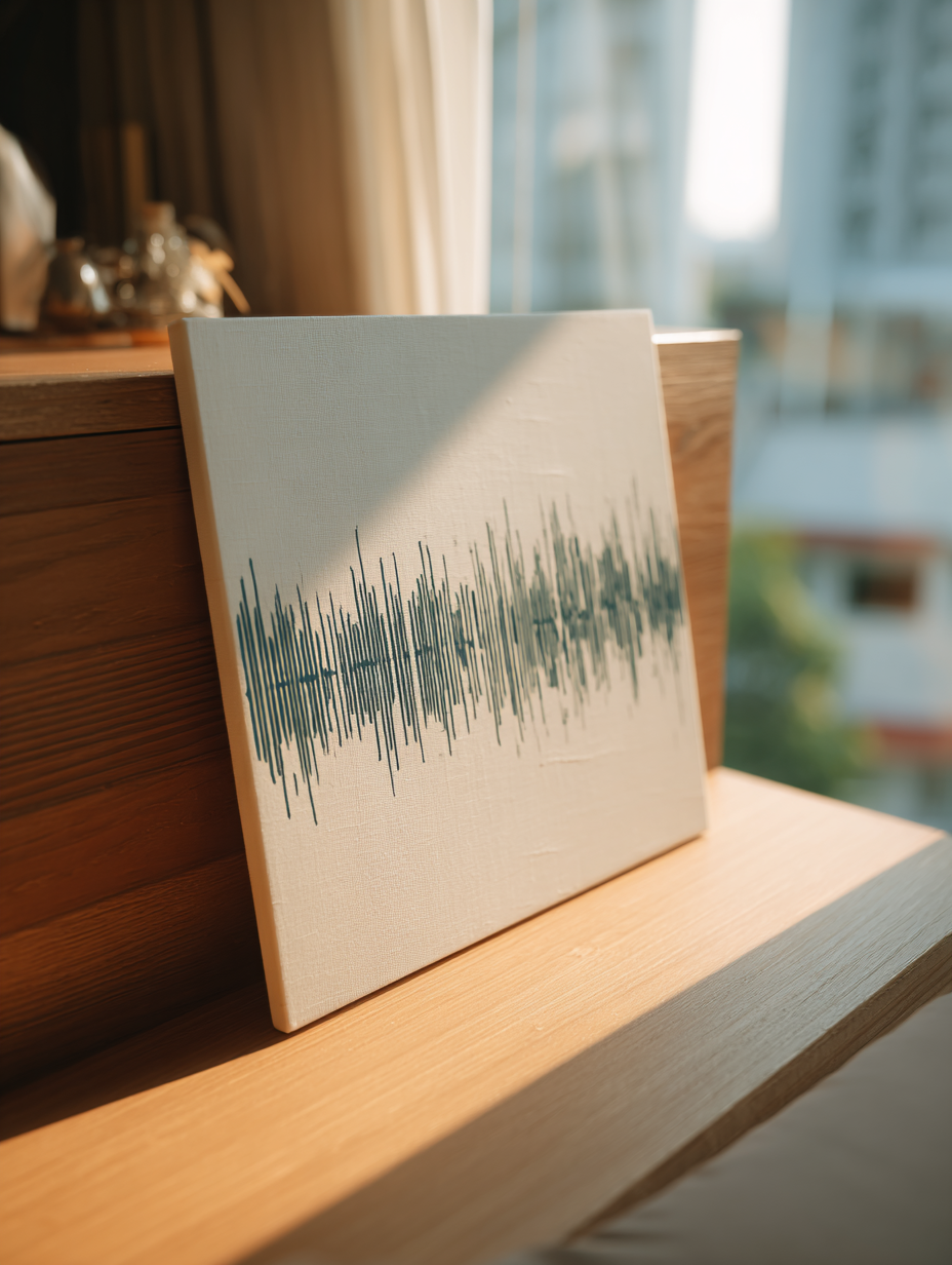 Custom Soundwave Canvas: Art Voice of Your Pet