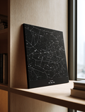 Custom Star Map: Timeless Celestial Tribute