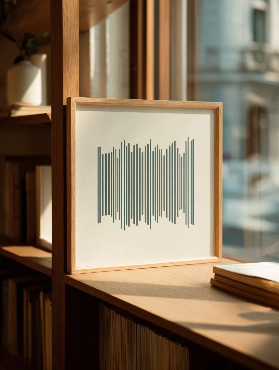 Custom Soundwave Canvas: Art Voice of Your Pet