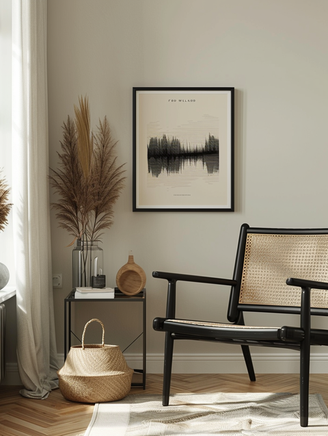 Custom Soundwave Canvas: Art Voice of Your Pet